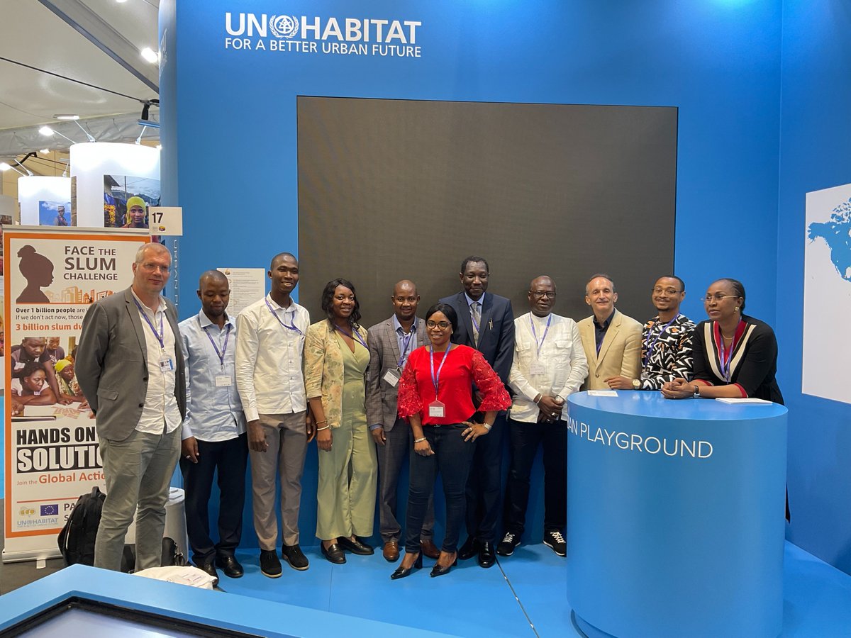 SDurables's tweet photo. En marge du #WUF le Bureau régional de @UNHABITAT a eu une réunion de travail avec la délégation 🇬🇳 sur le renforcement de son appui au #MUHAT ; la mise en œuvre des Plans et Stratégies à travers des projets catalogues transformatifs... https://t.co/Su3WBCNJtB