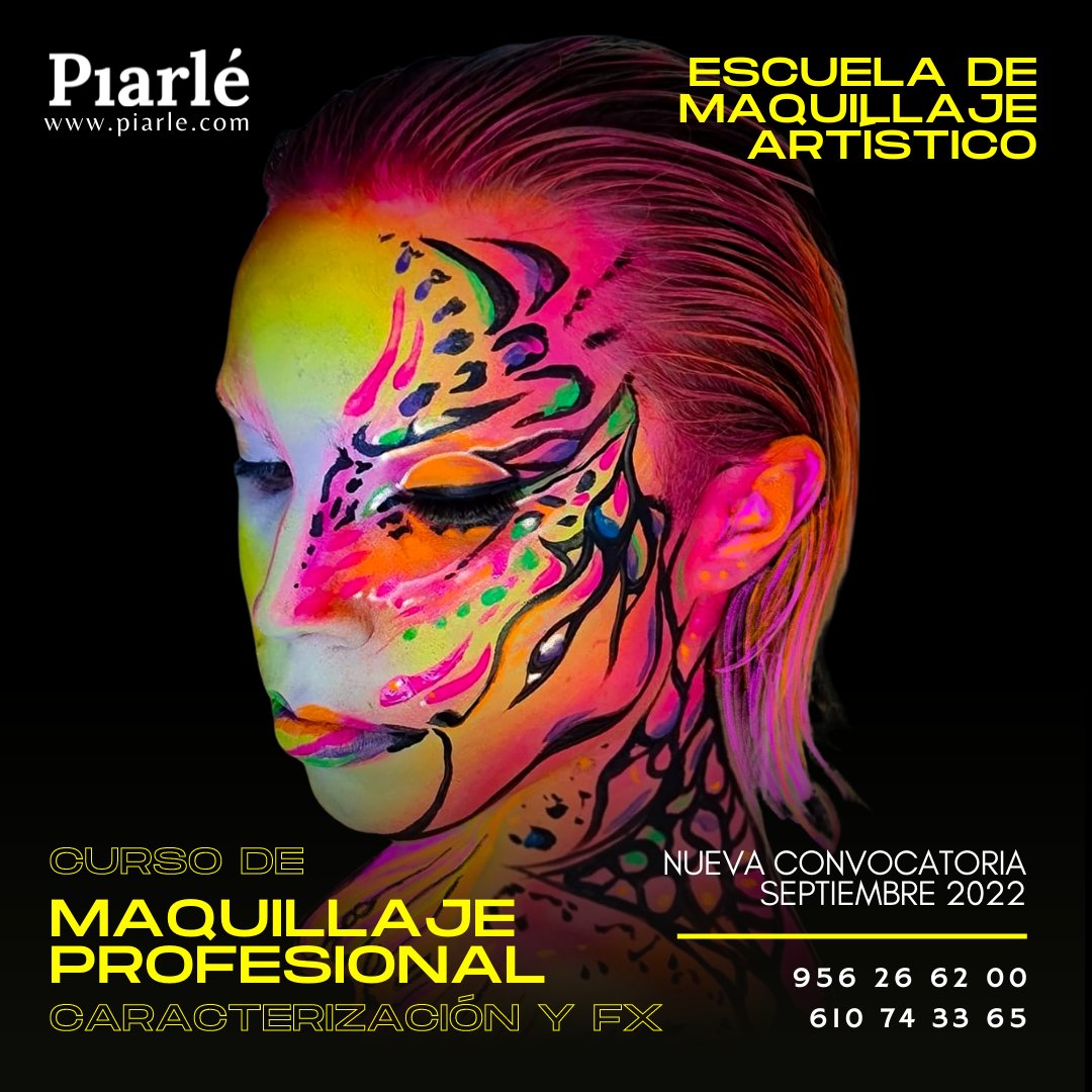 makeup_piarle's tweet photo. 📢📢 ¡¡¡Abrimos PLAZO DE #MATRICULACIÓN!!! ➡ #CURSO DE #MAQUILLAJE PROFESIONAL, CARACTERIZACIÓN Y FX ❤❤

✅ Más info y temario: https://t.co/vG8T2MGekx
✅ RESERVAS: 956 26 62 00 o por WhatsApp en el 610 74 33 65. https://t.co/IRhfiH9Zwf