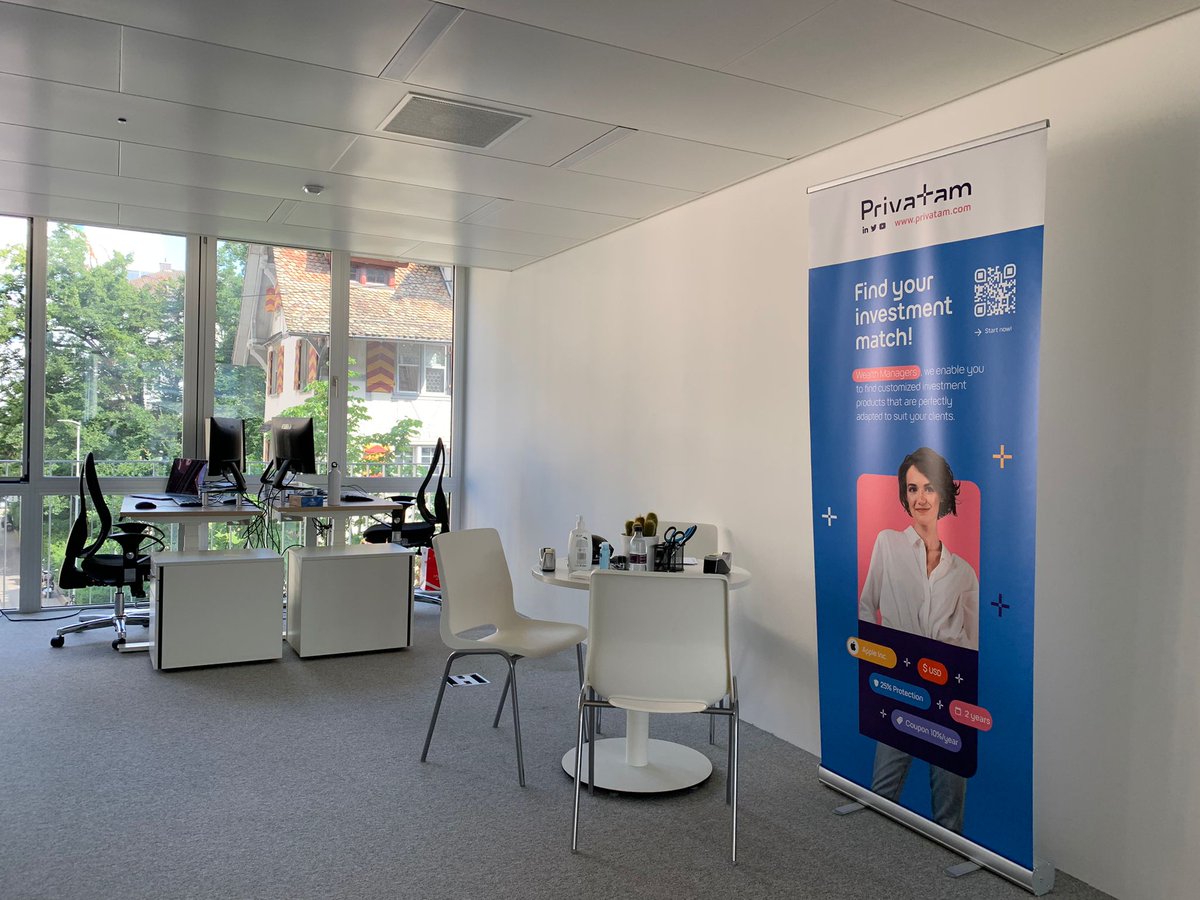 privatam's tweet photo. We are excited to share that we have moved into our beautiful #newoffice in #Zurich!

What’s the best thing about it? 
📌 in the heart of Zurich
🎍 well decorated #workspaces
☕ cozy places for our coffee catch up

We look forward to welcoming clients, partners and employees! https://t.co/KuxrtQGcvp