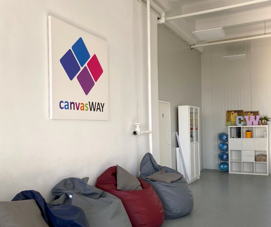 CanvasWAY's tweet photo. Hi!👋
For the last half a year #CanvasWAY has had a new place to call "home" - an office at Brīvības gatve 323, Riga, 2nd floor. It's an open office space and factory to make all of our customers' printing wishes come true! 
Feel free to visit us every work day from 10AM-6PM!😊 https://t.co/dLP1fAhx9k