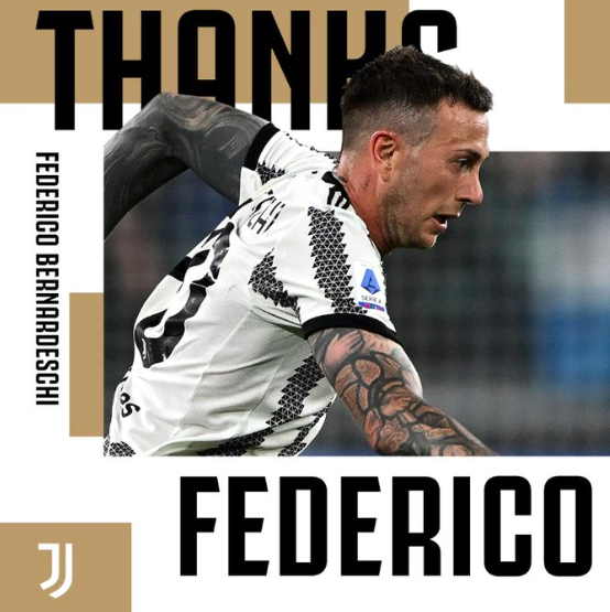 Semua yang terbaik, <a href="/fbernardeschi/">Federico Bernardeschi</a> 🎸 Sukses selalu! 🙌

🗞️: bit.ly/3y2HRrr