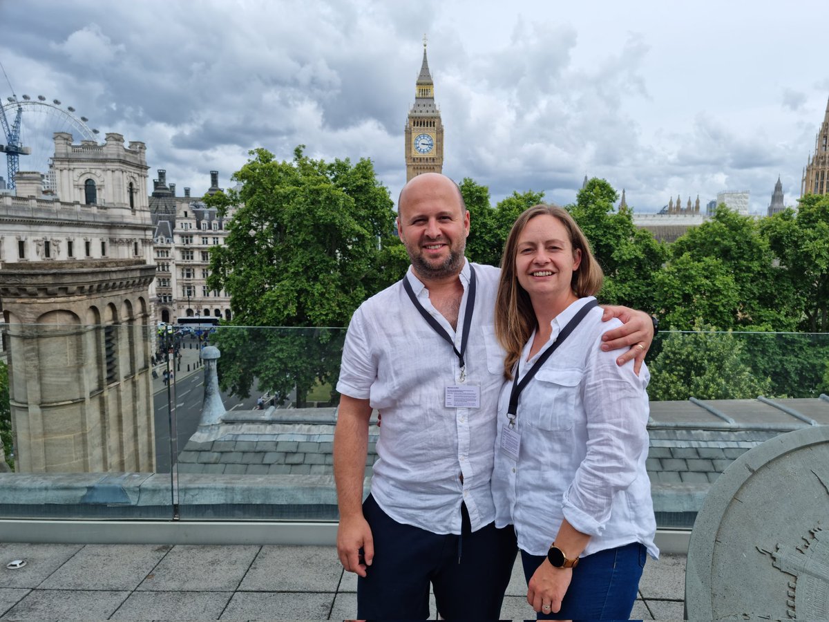 Nice to be back at the RICS HQ in London, things opening up again, special thanks to Colin, made our day to visit the terrace! <a href="/RICSnews/">RICS</a> <a href="/RICSUKPress/">RICS UK Press</a>