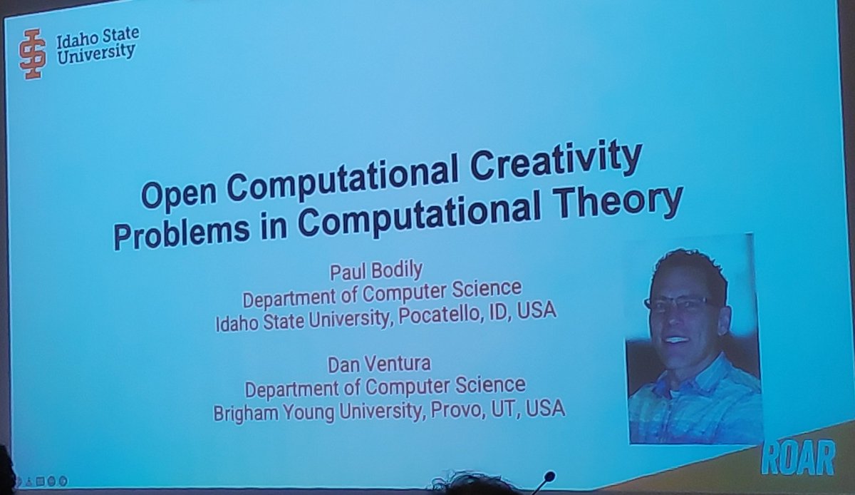 LESS5E's tweet photo. @norkish presentation at @iccc_conf on how can Computational Creativity help Computational Complexity Theory
#computationalcreativity #theoreticalcomputerscience https://t.co/Jm5qtmlA8J