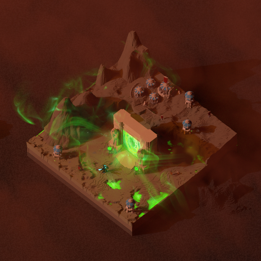 PredatorFrance's tweet photo. Un nouveau jour qui se lève, un autre Voxel art qui se dévoile. Quel jeu se cache derrière d'après toi ? https://t.co/xbHQzTt3yN