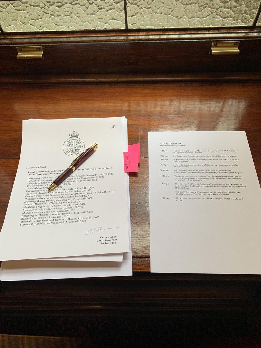 Kergen Angel (@kergenangel) on Twitter photo Just signed the 2022 Victorian Youth Parliament <a href="/ypvic/">YMCA Victoria Youth Parliament</a> as my last act as Youth Governor!! Just signed the 2022 Victorian Youth Parliament <a href="/ypvic/">YMCA Victoria Youth Parliament</a> as my last act as Youth Governor!!