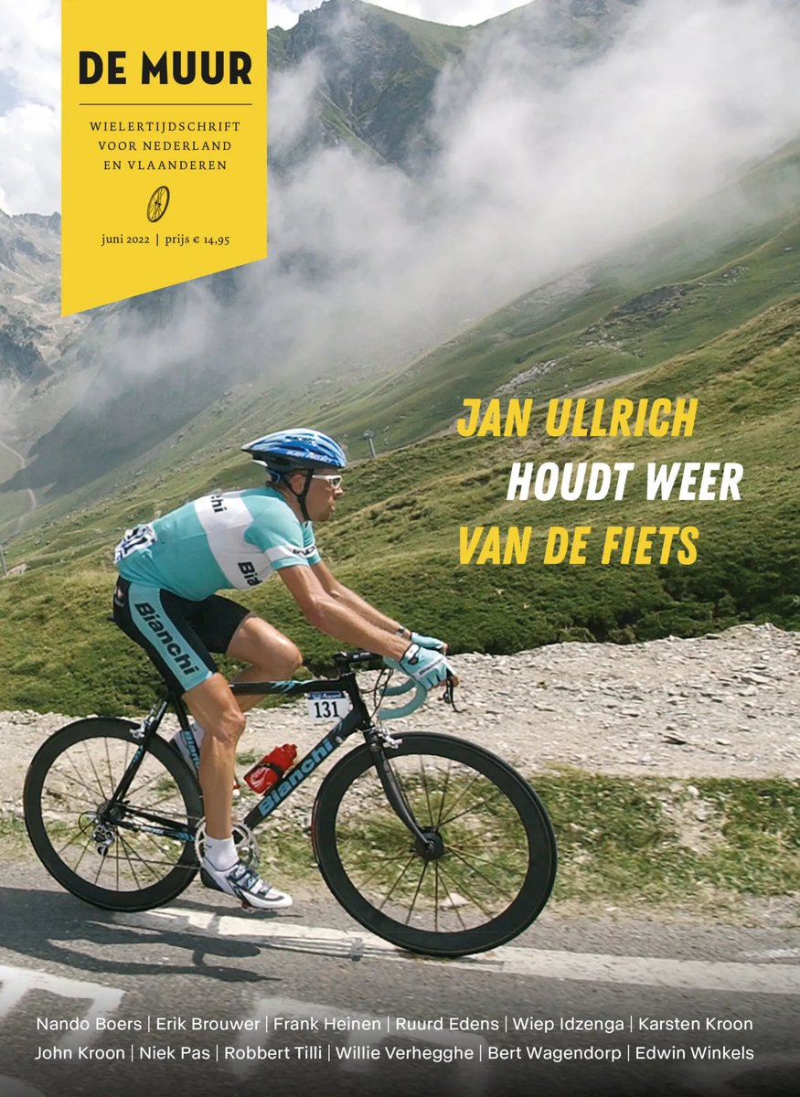 Nieuwe Tour, nieuwe Muur.
Nummer 77, over de grote Jaume Mir, Yvette Horner, Christopher Juul-Jensen, Rigoberto Uran, TVM, Jan Ullrich en Harm Ottenbros.
Mijn bijdrage: een portret van de volgende Tourwinnaar, de Malcolm McDowell van het peloton: Jonas Vingegaard.

Wat een blad.