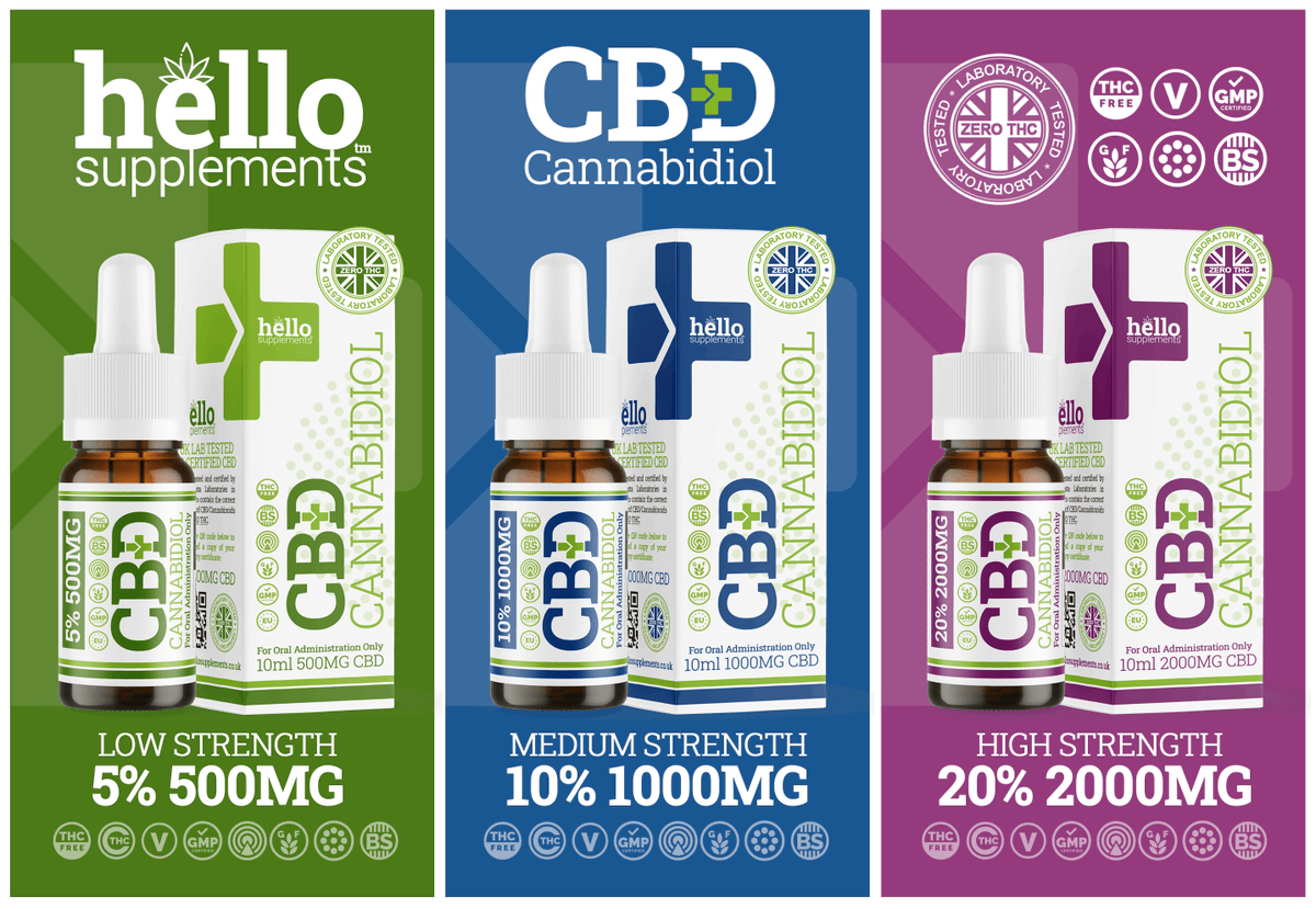 hellosupps's tweet image. Hello Supplements Is The UK’s #1 Trusted Supplier Of UK Laboratory Tested &amp;amp; Certified CBD Products. All of our CBD products are regularly tested and certified to the highest quality laboratory standards.

Buy CBD Oil Today From Hello Supplements - UK Lab Tested &amp;amp; Certified CBD