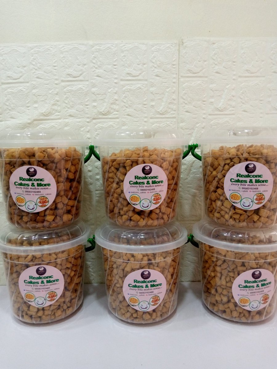 realconc_cakes's tweet photo. Sallah is in a few weeks! Order for our Milky, Munchy, Crunchy, Cripsy, Rich yet easy to bite chin-chin.....! #realconcakes #abujabaker #abujasnackvendor https://t.co/gSmBEdnJq1