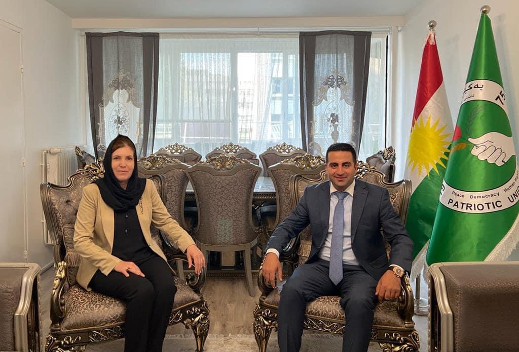 DarawanHawram's tweet photo. It was pleasure to have Mrs. #Shilan Arif, Deputy #Minister of #Justice in the PUk Office in Paris. We welcomed her and had a fruitful discussion. We reaffirmed the full support of the PUK Office in France for any work in their ministry in order to serve the  people of the #KRG. https://t.co/ofnz0Gi4Rk