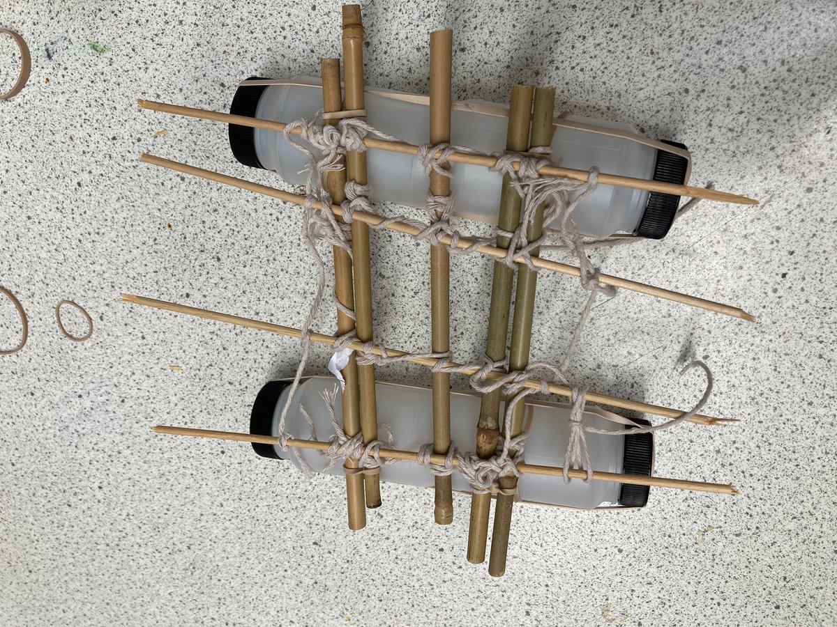 HHSScientists's tweet photo. Wow!  So impressed with our Science club students, they are currently trying to 'survive on a desert island' they made a raft!  

The tasks are totally independent, we give them a brief and they investigate what works and what doesn't.

@HHSHaringey https://t.co/AKhz9Hsjbi