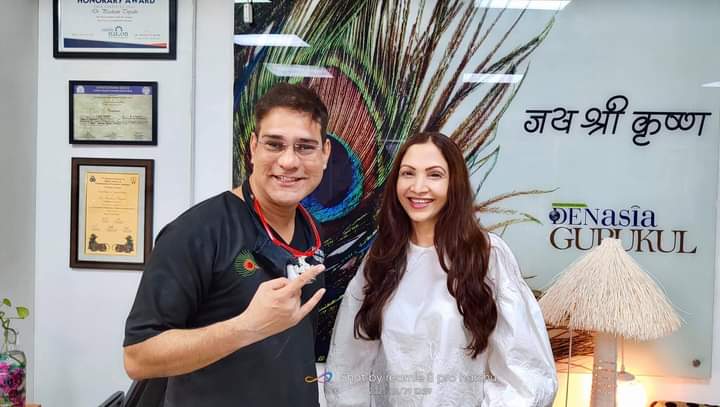 DrPrashantDSSDH's tweet photo. Another Bollywood star at Denasia Superspecialty-Manali raj Santoshi Producer Raj kumar Santoshi movie after her smile designing nd placement 12 laminates using 3 shape scanner #digitaldentistry #drprashanttripathi #denasia #laminates https://t.co/UfwTkm6och