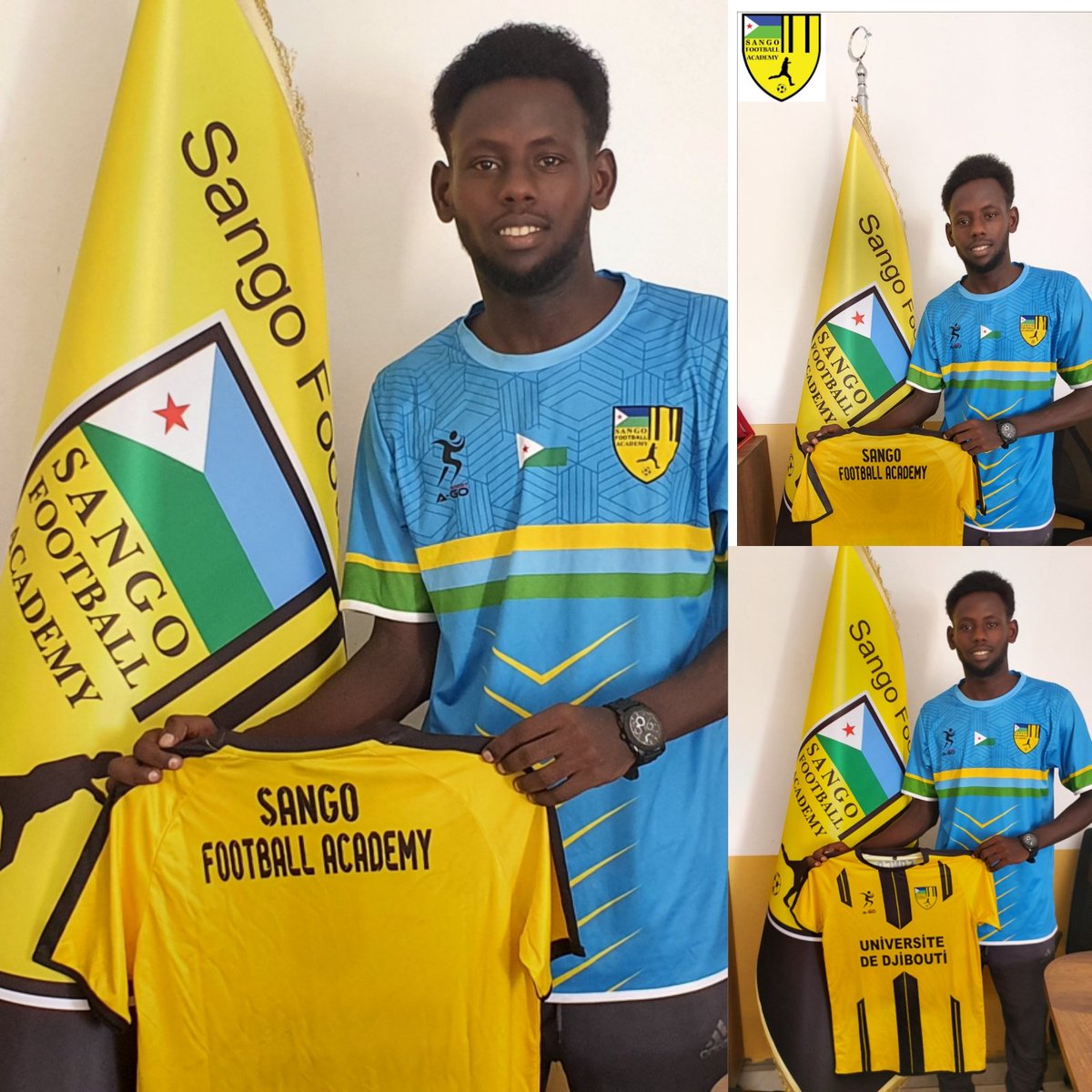 0537Mosango's tweet photo. Bienvenue dans la famille #fc_sango_academy notre nouveau coach, #Awaleh
مرحبًا بك في عائلة #fc_sango_academy مدربنا الجديد ، Awaleh
Yeni hocamız  Awaleh Sango ailesine hoş geldiniz. https://t.co/Y1t8dIKCCf