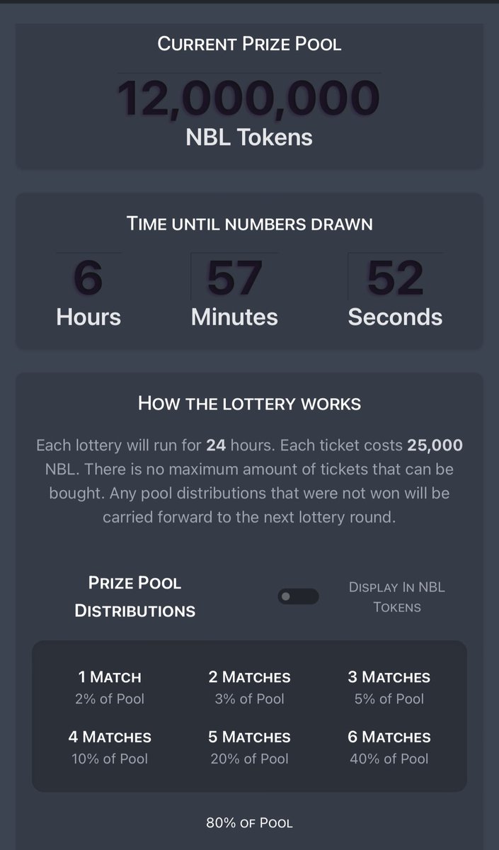LunarLander88's tweet photo. Nobility’s first #NobilityV3 Utility is live! Congrats to @Hankusun, @patrity and team for powering through a complex #Lottery deployment!
#PrizePool already up to 12 MILLION Nobility! Get your tix now!
@nobilitytoken @NatureProvider @SirNielten @cryptoAprille @darcydonavan https://t.co/6JFd3YhGDo