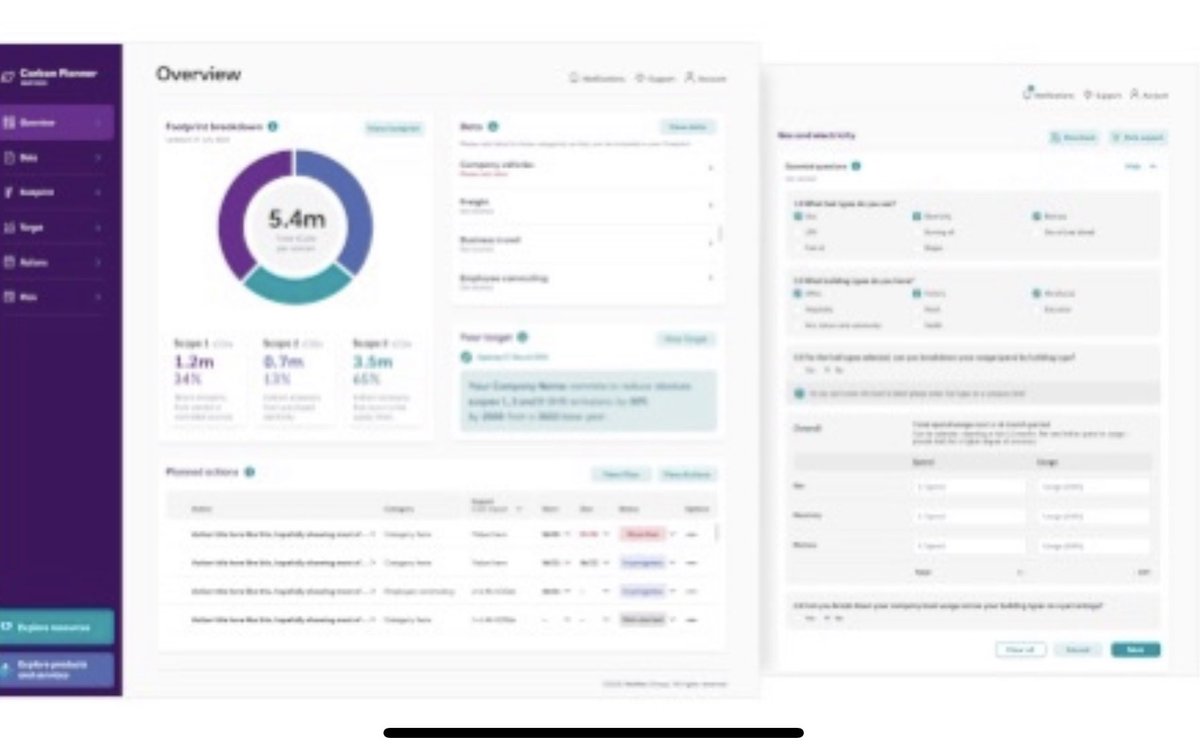 📣❗️🌍 Today NatWest Group announce Carbon Planner. 🌍❗️📣

A free to use platform supporting UK business in understanding their Carbon Footprint &amp; personalised actions + resources &amp; solutions that could help.

You can find out more and pre-register here: natwest.com/business/green…