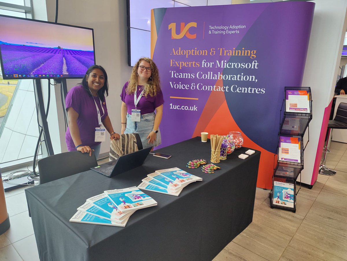 Have you been to have a chat with the amazing Ashvini and the lovely Lydia at Commsverse - The Microsoft Teams Conference yet? Drop by to talk about all things adoption and training, (and grab a sweetie or two!)

#microsoftteams #training #adoption #exhibition