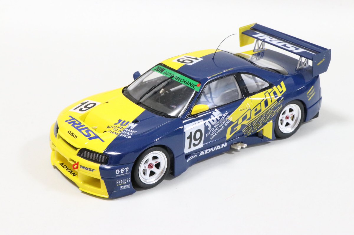Jun トラスト R33 GT-R JGTC仕様 完成！ キットはタミヤカルソニックGT