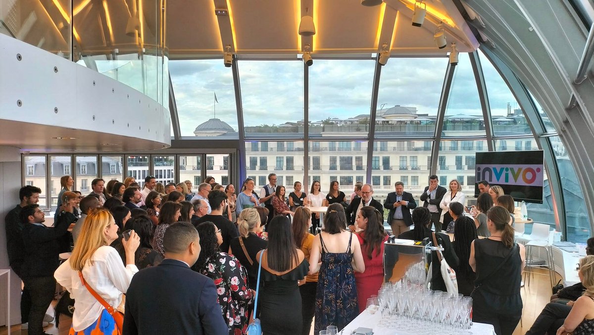Soirée RH Invivo dans le Rooftop.
Merci à son DRH d'origine alsacienne Sébastien Graff et à toute l'équipe d'#Invivo