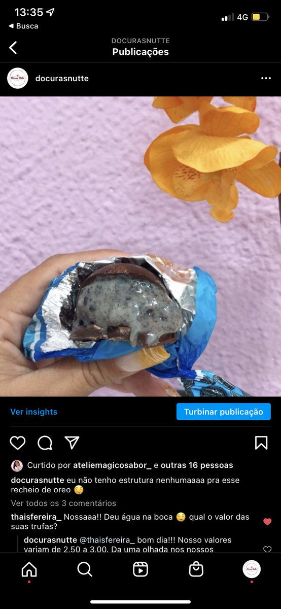qlfoinutte's tweet photo. Gente, estou vendendo trufas de vários sabores por 2,50/3,00$, aceito encomendas para festas também.. deem moral no trabalho da amiga e sigam no insta @docurasnutte https://t.co/TAnhhgJz6m