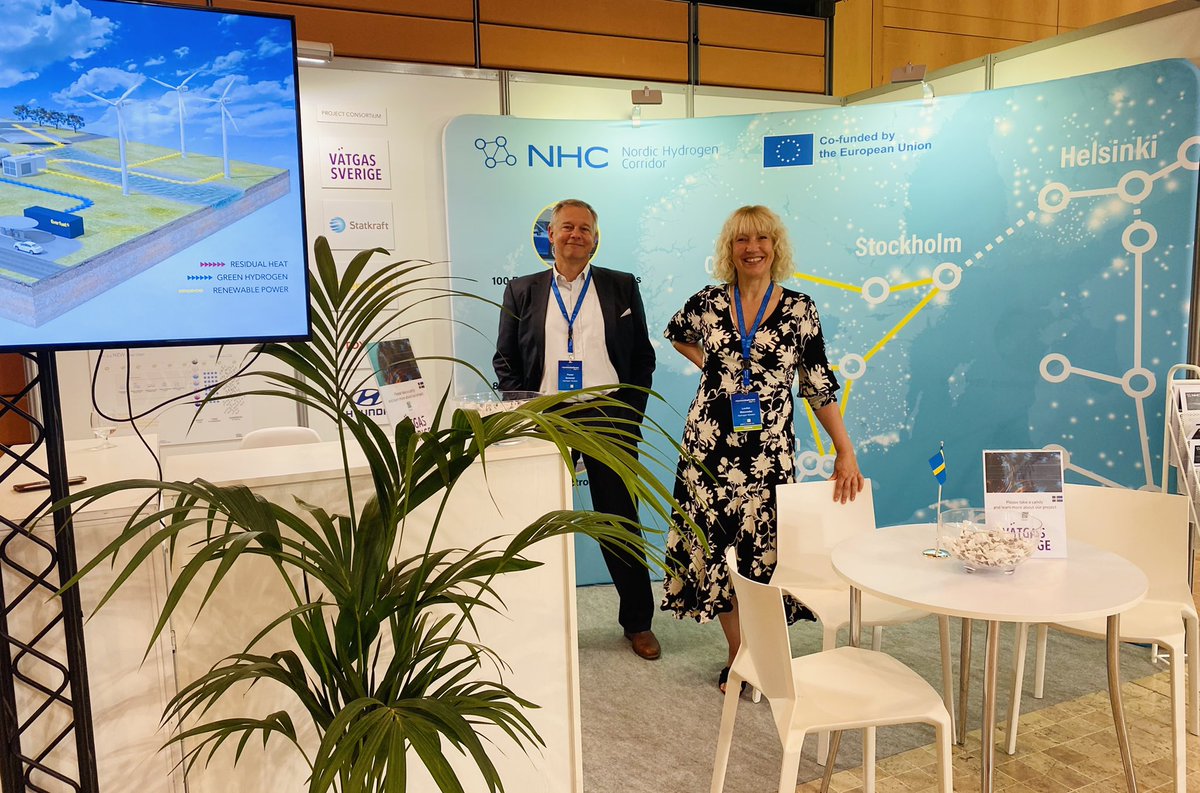 Thank you for two intense days in Lyon with many interesting and rewarding meetings and discussions 🙏. Hope to meet you again at the next #ConnectingEurope days!!#NordicHydrogenCorridor #HydrogenSweden