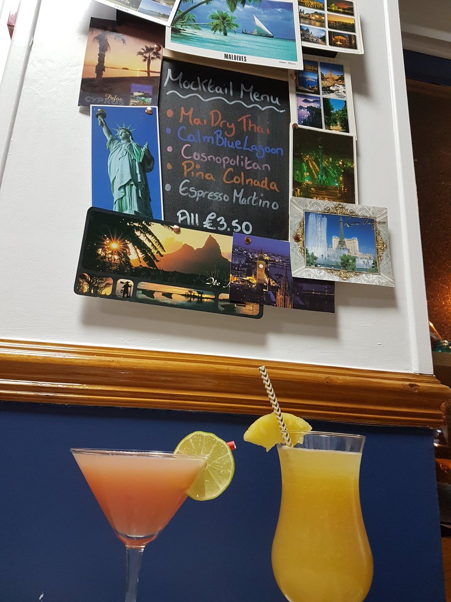 PostcardsCafe's tweet image. Come celebrate #MaiTaiDay the mocktail way and hopefully bring some of the sun out on The Strand in #Exmouth and it can always be combined with a warming toastie on this Toastie Thursday