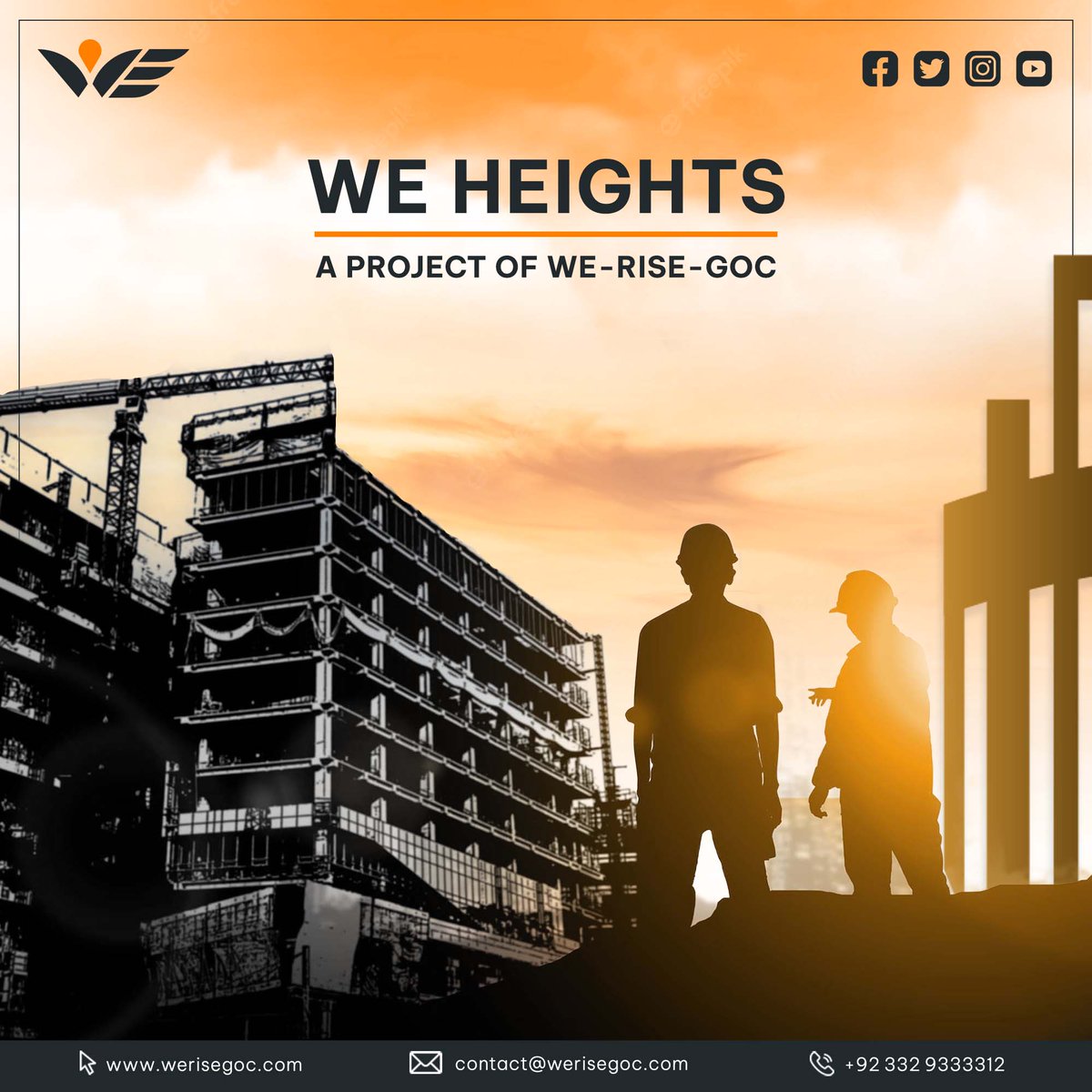werisegoc's tweet photo. We dream big. We achieve bigger.
As we expand, weβre committed to enlighten the community with the best possible real estate options.
#WeRiseGOC #WeAreWeRise #hameshakasath #ooportunities #quotes #motivation #realestateinvestment #groundbreaking #BahriaOrientalGarden #BahriaTown https://t.co/K1BdRcHItB