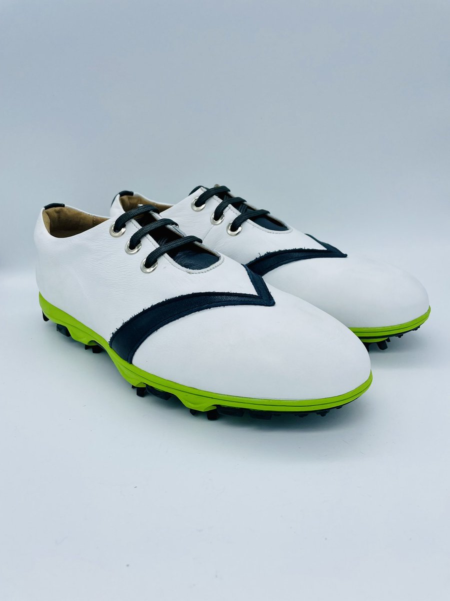 myos4golf's tweet photo. Meet the designs delivered today to Bilbao and Boston 😎 Your favorite? #bespoke #golfshoe #madeinspain https://t.co/FjV61SOYp8