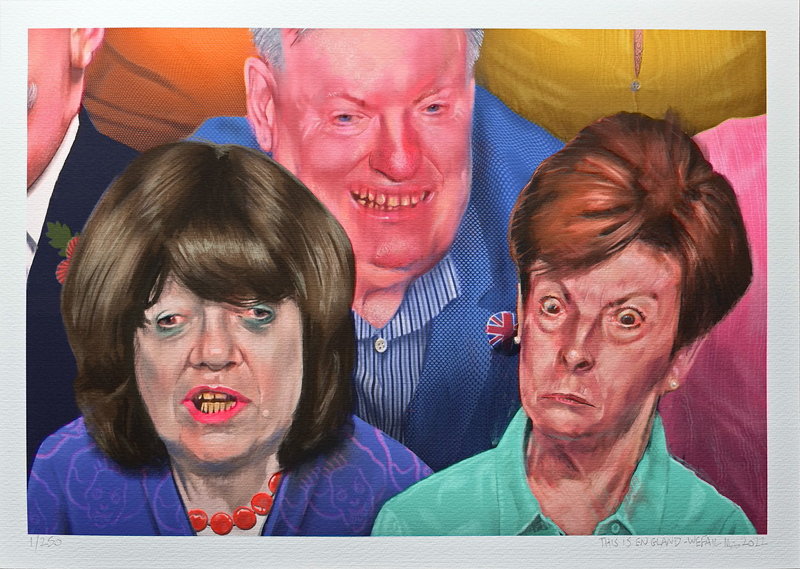 This is England, Portrait of a Question Time audience.🎨 wefail.art