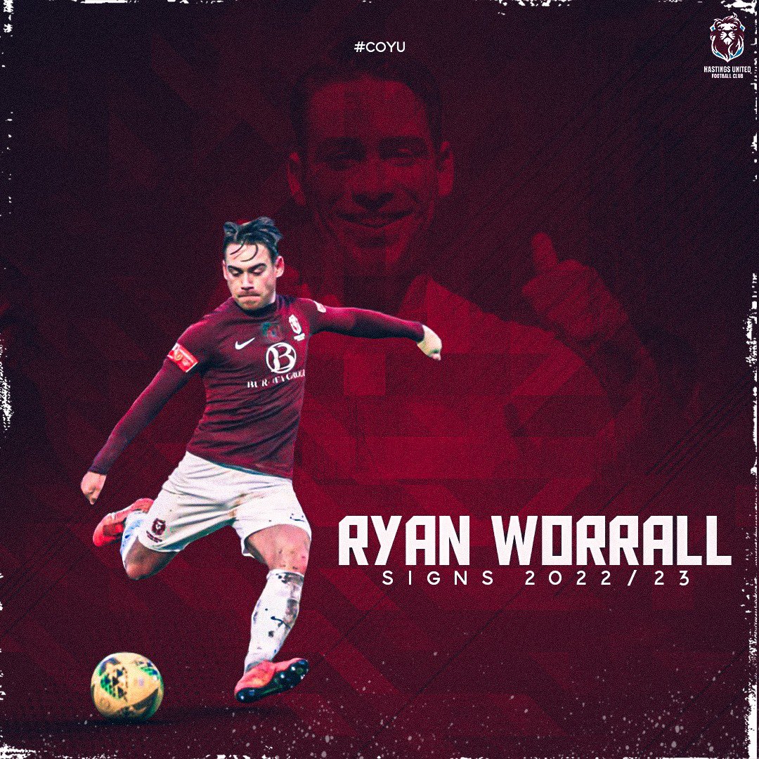 hastingsufc's tweet image. 🎶 HE’S A 🌟 MAN 🎶 

Ryan Worrall extends his stay with The  ‘U’s ❤️

READ MORE: hastingsunited.com/news/2022/06/3…

#COYU 💨💨💨