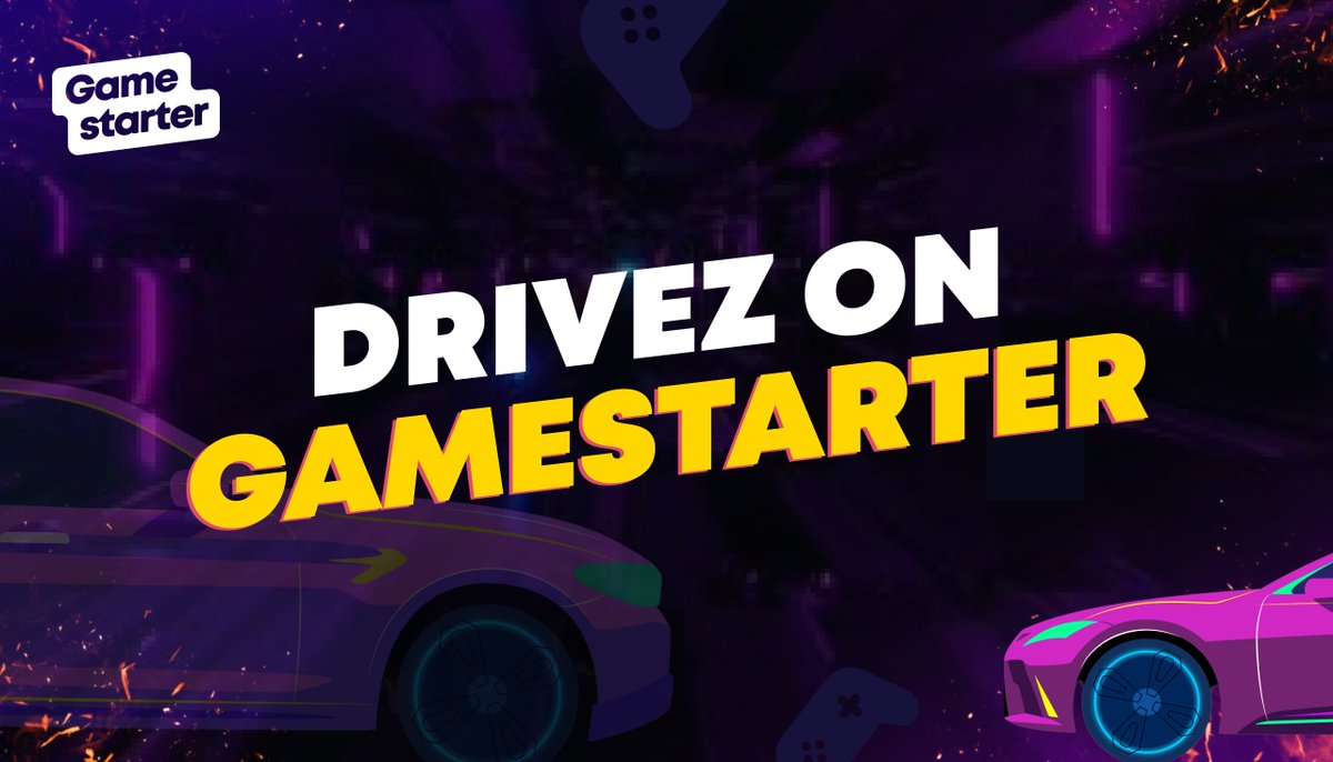 The most awaited Drive-To-Earn - <a href="/DrivezApp/">DRIVEZ.APP | Big Update is coming</a> is coming soon on Gamestarter!🎉

Initial Market Cap - $338k

🔁Retweet this post to win 1 more #whitelist spot!

⏰Ends in 72h

🧵1/2