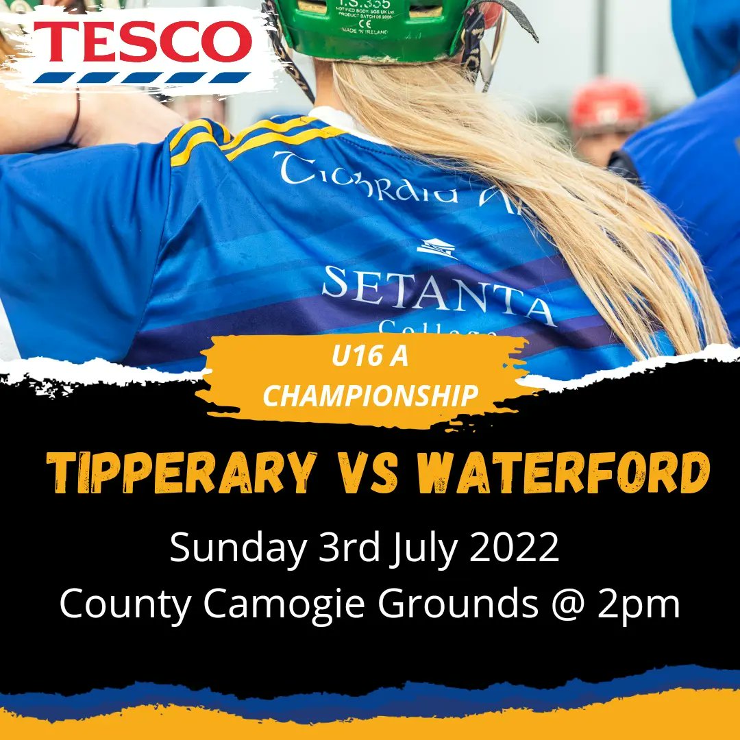 camogietipp's tweet photo. π’ Tipperary Camogie needs your support this weekend. #bethe16th get to a game this weekend and shout on the blue and gold π΅π‘ https://t.co/TNVGSZ2Eat