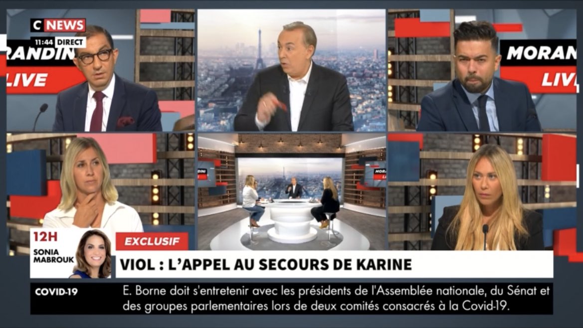 morandini_live's tweet photo. EXCLU - l’appel au secours de Karine, victime d’un viol, en direct dans #morandinilive https://t.co/AblJKQvKZ6