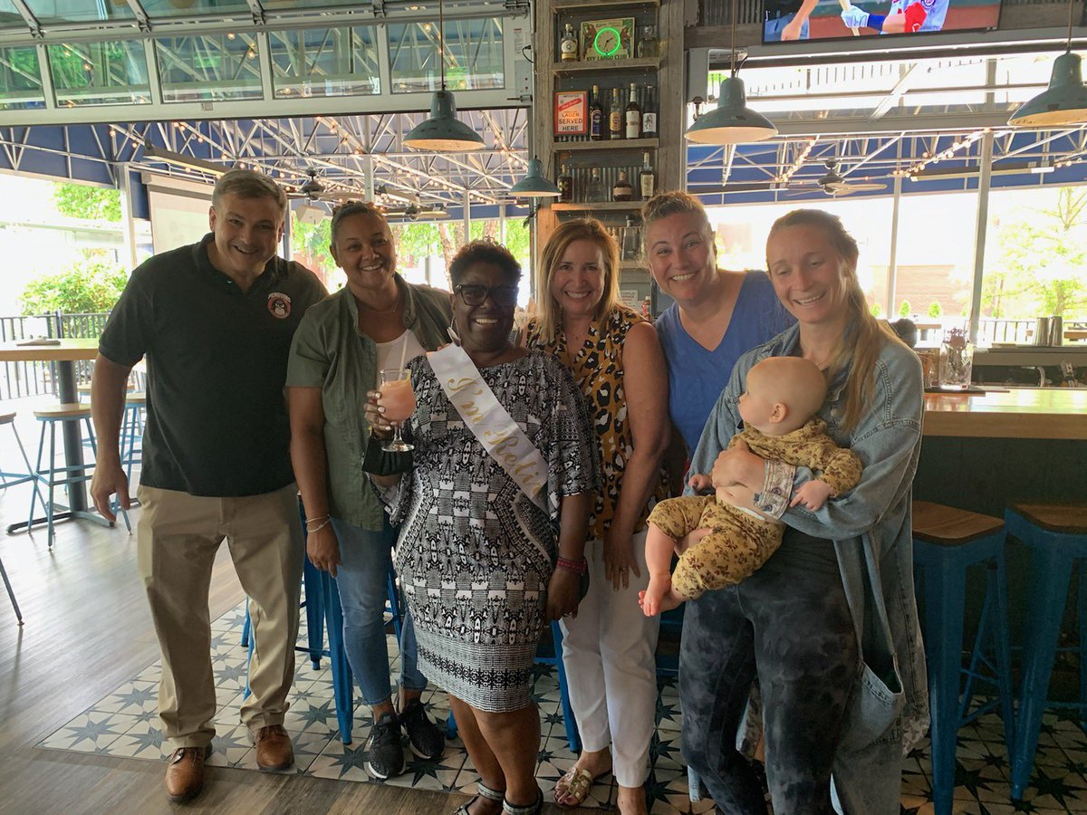 JAA429's tweet photo. Thanks team Cluster 4 Principals @dcpublicschools !  It’s been my honor to serve alongside you.  Your support and friendship have been impactful to me as I served the @EatonSchool community. Thanks for a sweet send-off! https://t.co/bYM4t9EXKo
