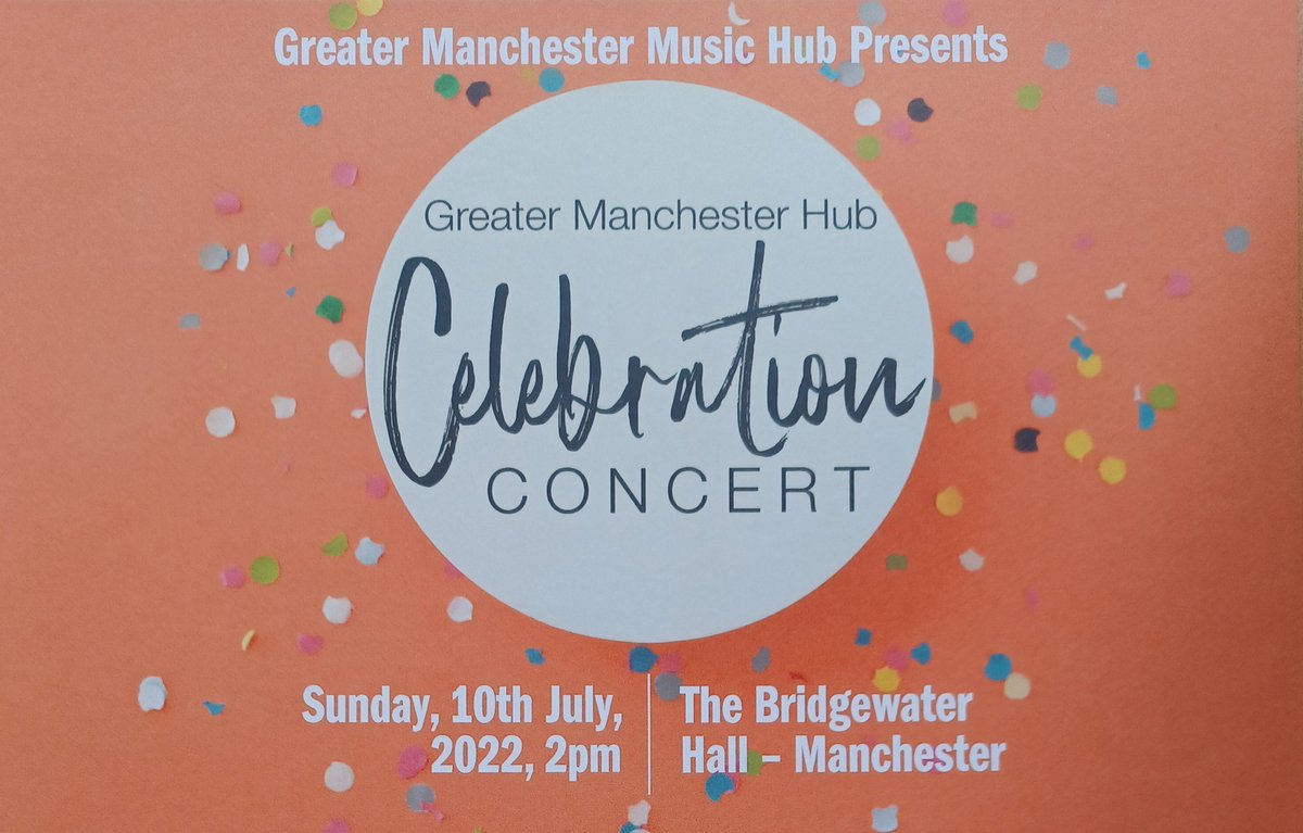 Just over a week to go until we are raising the roof @BridgewaterHall There are still a few remaining tickets available online at the box office. We can't wait to hear all of our young people performing #muischub #gmmusichub