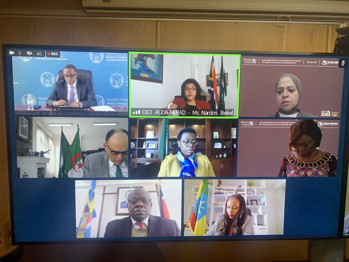 Tweet 1 of 2: The CEO of <a href="/NEPAD_Agency/">AUDA-NEPAD</a> , H.E <a href="/nardosbthomas/">Nardos BEKELE-THOMAS</a> , addressing participants during the  Launch of The evaluation of the First Ten-Year Implementation Plan and Preparation of the 2nd Ten Year Implementation Plan of Agenda 2063 has said…