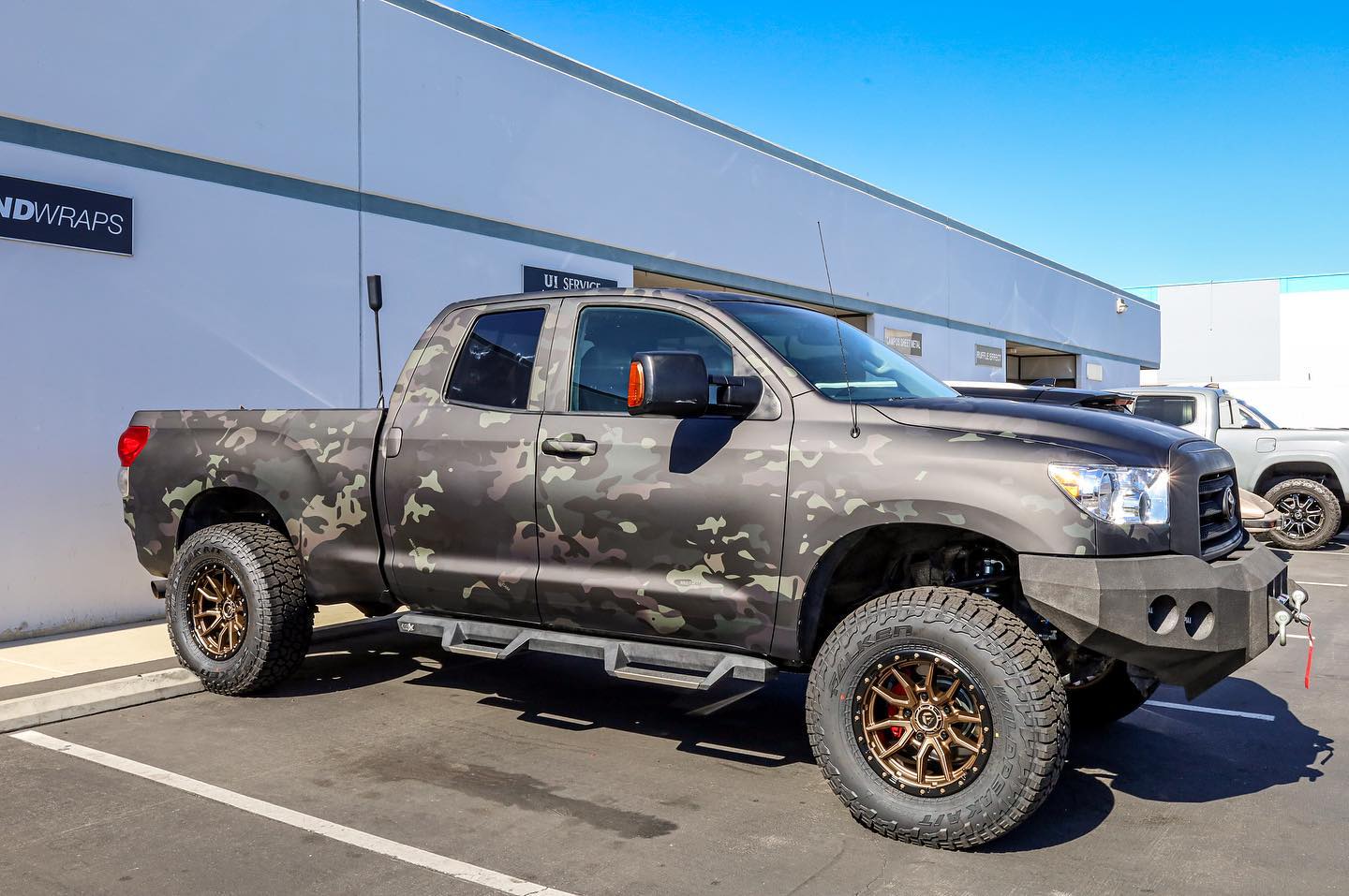 Image Number 9129 displays a Toyota Tundra that features 20-inch Fuel Lethal Wheels, which are only available at Butler Tires and Wheels in Atlanta, GA.