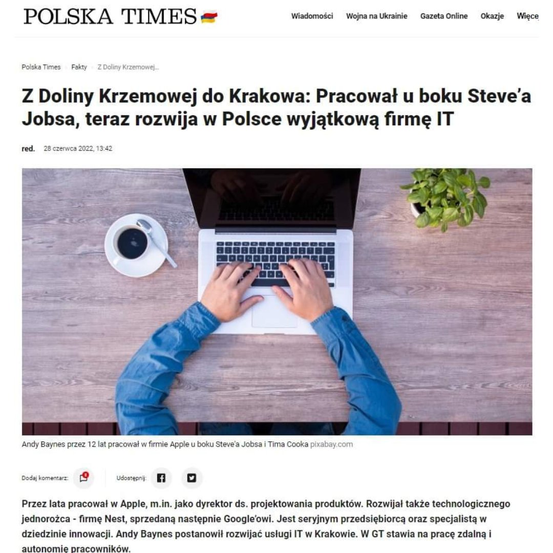 All4Comms's tweet image. Client: GT 🚀
Country: UK 🇺🇸
Sector: Technology
Service: PR &amp;amp; EB in Poland
Agency: All 4 Comms 

---

#EmployerBranding
#TechnologyPR
#Poland