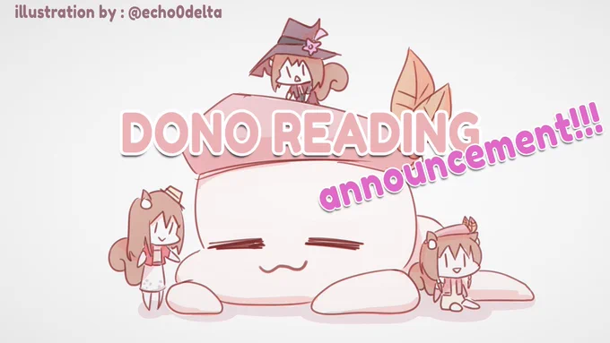 HEWRRRRRRROOOOO ~!!!!!Tonight I will do a dono-read stream and give you a little announcement !!A great announcement I assure you !!Don't miss it !!30 June 2022 - 8 PM (GMT+7) / 22.00 JSTLink :  