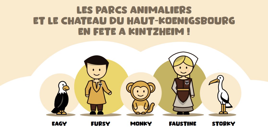 La Montagne des Singes, la Volerie des Aigles, Cigoland, et le Haut-Koenigsbourg, seront en fête, ce dimanche 3 juillet à Kintzheim 🥳 ! 

Entrée libre / Dimanche 3 juillet de 10h à 19h  
Plus d'infos : cda-kintzheim.fr