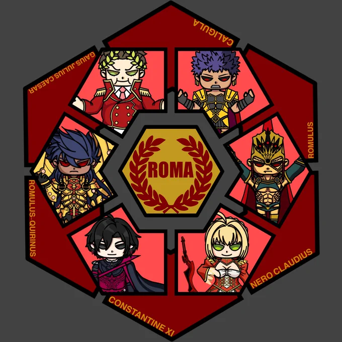 ローマ!#FGO #べんべん一日一絵 