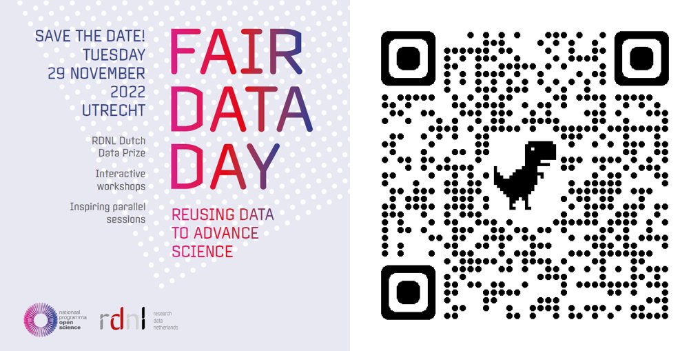 4TUResearchData's tweet photo. 🔓Join us in Utrecht in Nov. for inspirational examples &amp; networking w/fellow #FAIRData enthusiasts &amp; #OpenScience communities.

🗓️ Registration opens | August 

🌐 Dutch Data Prize | https://t.co/gfKTpSerKb

#FAIRDataDay2022 #DutchDataPrize #RDNL https://t.co/n2Ey20ixZv
