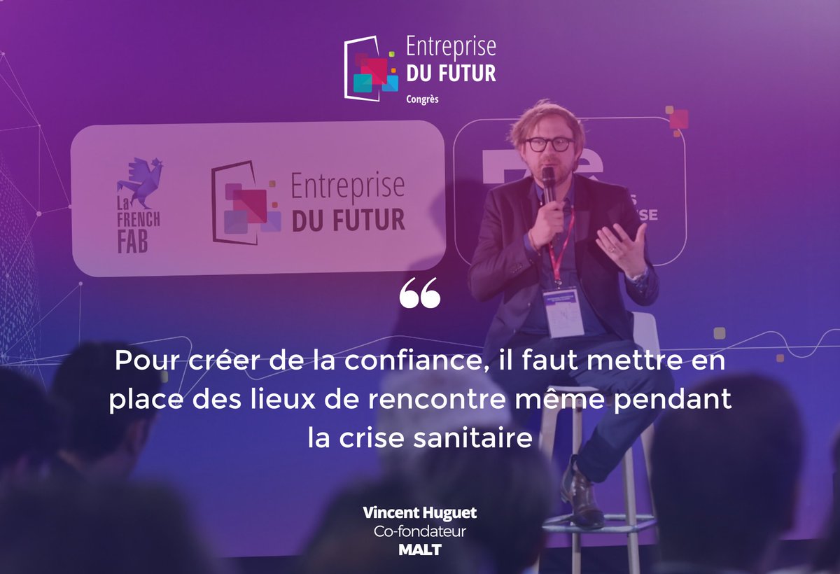 EDFutur's tweet photo. [Intervenants - 7ème édition Congrès - @EDFutur] 🎉

Place à la #Révolution !
@vhuguet, Co-fondateur de @Malt_France donne son témoignage sur " La révolution digitale au service de la pénurie des talents "

#EDFutur #CROISSANCEDURABLE https://t.co/0Cj48D4422