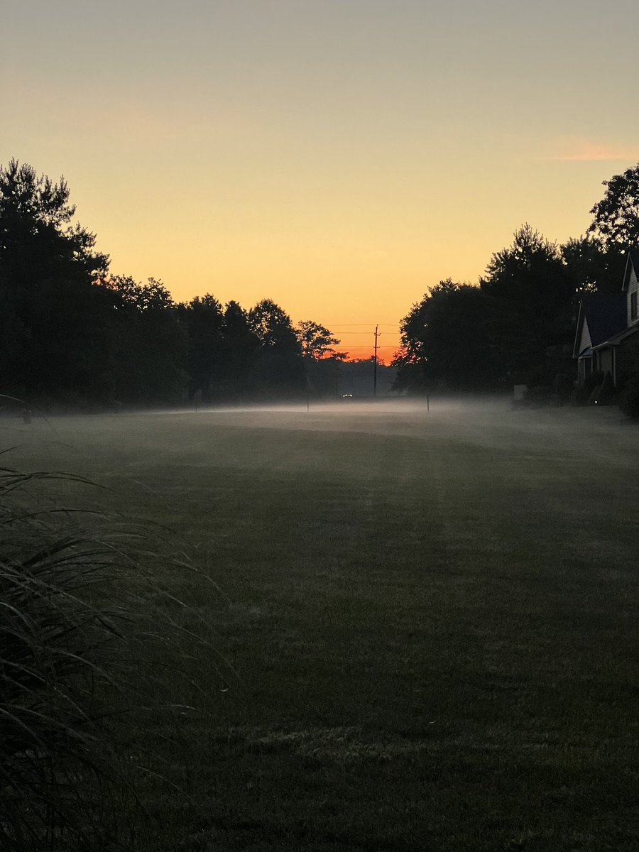 loclloyd's tweet photo. Misty morning Walk With Jen⦠#mistymorning #amworkout #walking #sunrise #couplefitness https://t.co/QaxbQTHrYa