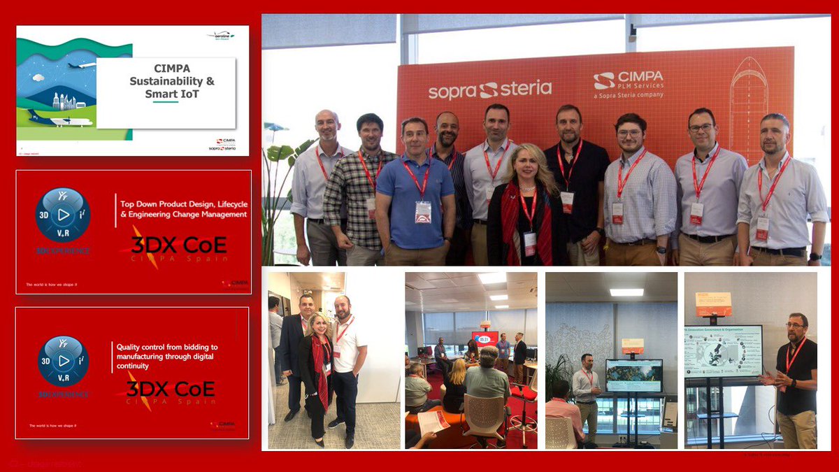Nancy_VegaG's tweet photo. Orgullosa del trabajo realizado por todos. Great Job guys!..,Gracias a los que nos acompañaron durante nuestro Customer Day! @CIMPA_PLM @SopraSteria_ES
#Aeroline #transport #energy #industrialsevices #iot #innovation #digitaltwin #sustaibility https://t.co/iM3G54KvlN