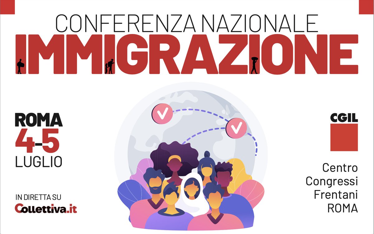 Il 4 e 5 luglio il Centro Congressi Frentani, Roma, ospiterà la Conferenza Nazionale Immigrazione organizzata dalla CGIL Nazionale.

congressifrentani.it/portal/confere…