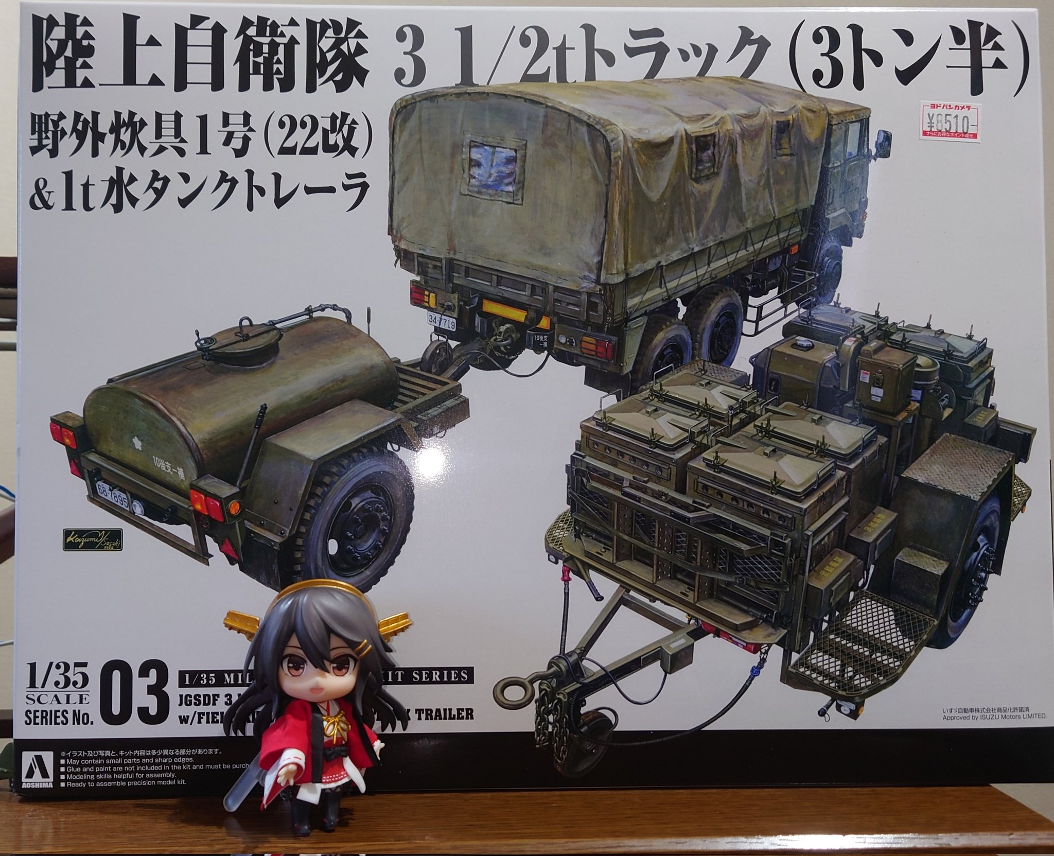 Loaw M Taku 帰宅 プラモを目の前にtwitterを見てたら艦これ野外炊飯部の画像がtlに上がってきたのでつい 出来心で T Co Wuya33npan Twitter