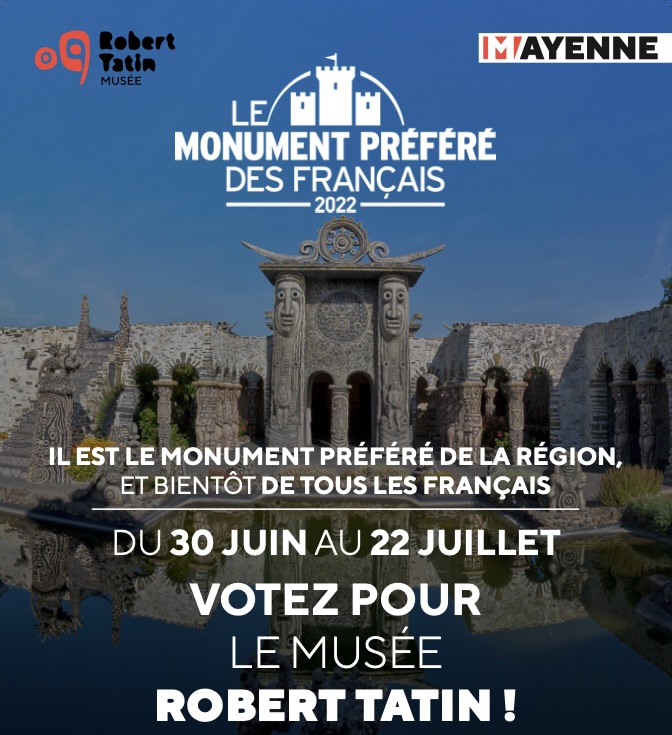 🐲 Le #Musée Robert Tatin a été choisi pour représenter la région <a href="/paysdelaloire/">Pays de la Loire</a> à l'émission "Le Monument préféré des Français". 

Vous avez maintenant le pouvoir d'en faire le monument préféré des Français ! 🤩 Votez dès maintenant 👉 bit.ly/3srSHFk 

@Francetv #France