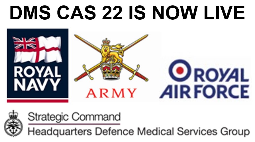 Calling DMS Military Personnel – DMS CAS is now open!
 
Complete the survey here 👉 ow.ly/tmsm50JKuGw and contribute towards decisions that will build the future DMS.
 
@DMS_DG <a href="/ClareWaltonRAF/">Director General Defence Medical Services</a> <a href="/ArmyHealthAdv/">Tim Hodgetts CBE QHS</a> <a href="/RichWithnall/">Professor Rich Withnall</a> <a href="/DMS_DPHC_Comd/">Commander Defence Primary Healthcare</a> <a href="/DMS_DefMedAcad/">Defence Medical Academy</a>