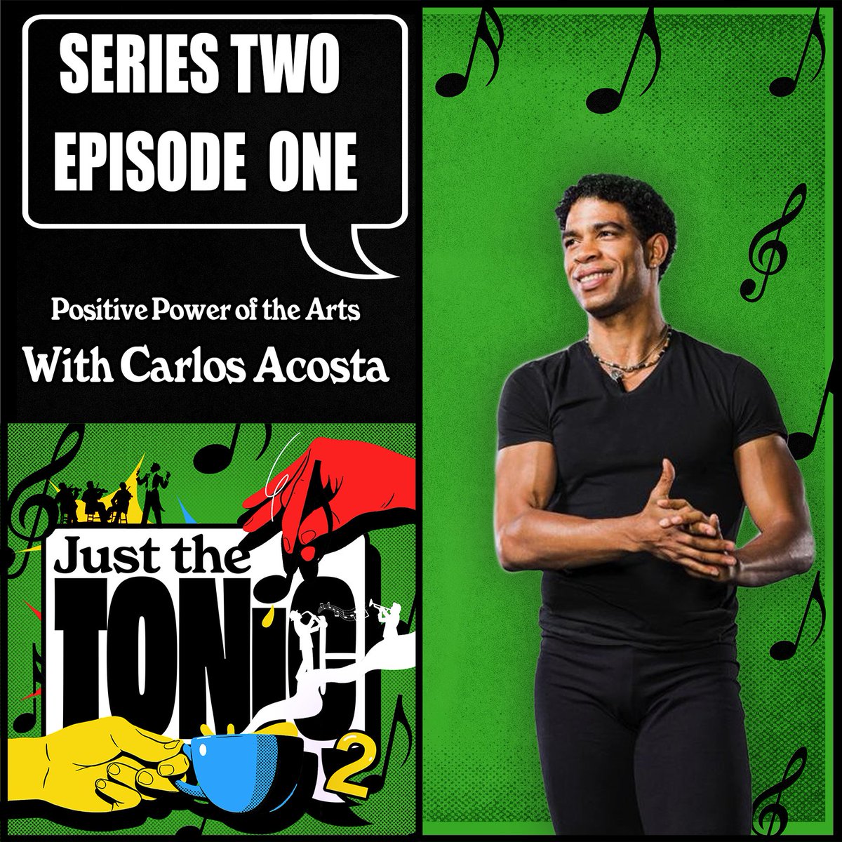 Just The Tonic 2 Episode 1:

Positive Power of the Arts with Carlos Acosta
<a href="/thekatiederham/">Katie Derham</a> steps back into the world of dance- chats to Cuban dance legend <a href="/CAcostaOfficial/">Carlos Acosta CBE</a>, Director of <a href="/BRB/">Birmingham Royal Ballet</a>.

youtu.be/lqS9sbRL9Ow

#JustTheTonic #podcasts #music #Deaf  #dance #ballet #birmigham