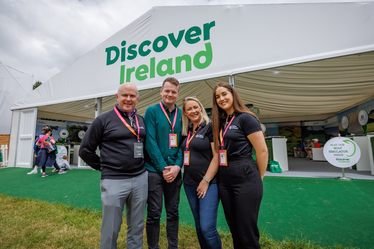 As part of our sponsorship of #HorizonIrishOpen we’re hosting 40 #golf businesses from across the country in our <a href="/discoverirl/">Discover Ireland</a> tent on-site who will directly engage with attendees &amp; encourage them to consider taking a golf holiday in #Ireland bit.ly/3Aw8Bnd 
<a href="/mountjuliet/">Mount Juliet Estate</a>