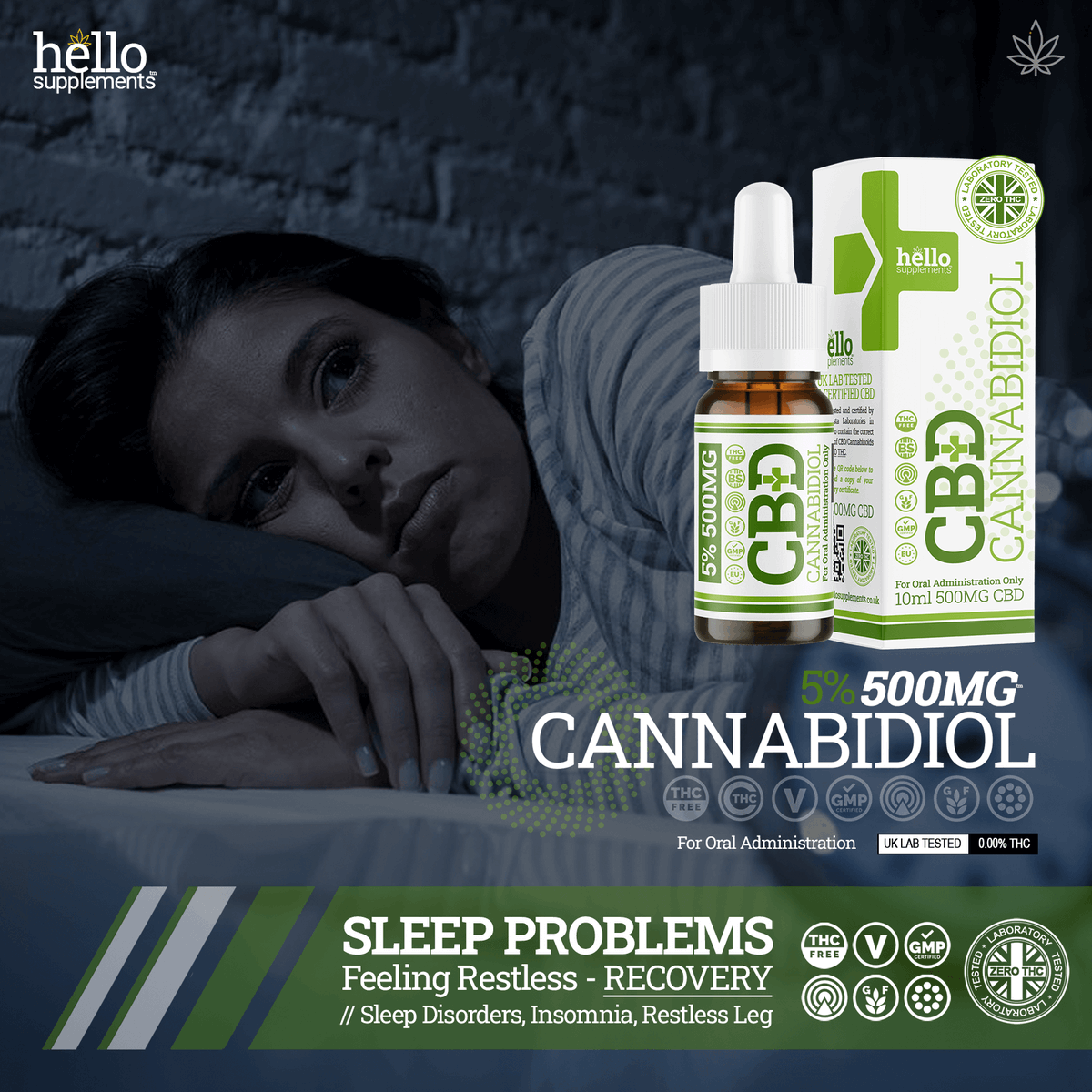 hellosupps's tweet image. 🟢 Discover Our Entry Level 5% 500MG Certified CBD 
This is our ENTRY LEVEL CBD Oil TINCTURE we have on the UK market – 1ml = 50mg of CBD. Each 10ml bottle contains 500mg of CBD concentrate &amp;amp; has been UK Third-Party Laboratory Tested 
🟢 In Stock &amp;amp; Available Now
